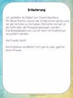Vorschau - Arbeitsblätter - Plakat Haustiere - Seite 1