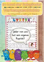 Vorschau - Arbeitsblätter - Im Land der Satzglieder: Vorlesegeschichte - Deckblatt