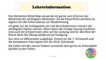 Vorschau - Arbeitsblätter - Wortarten Mind-Map - Alle 10 Wortarten plus Arbeitsblatt! - Seite 1