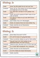 Aperçu - Feuilles d'exercices - "Dialoge an der Kasse" - Au supermarché - doublement différencié - Allemand - Page 3