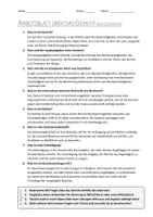 Vorschau - Arbeitsblätter - AB mit Fragen zum Thema "Gericht" + Lösungsblatt + Mindmap + Infografik - Seite 3