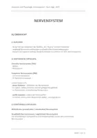 Vorschau - Arbeitsblätter - Anatomie und Physiologie, Nervensystem 10 Lektionen - Deckblatt