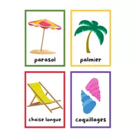Aperçu - Préparation de séance / Séance complète - Mon imagier des vacances +100 objets des vacances à découvrir - Page 3