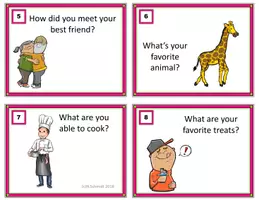 Vorschau - Aufgabenkarten - English Conversation Starters - Task Cards- Englisch Als Fremdsprache - Seite 1