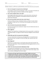 Vorschau - Arbeitsblätter - AB mit Fragen zum Thema "Germanische Götter" + Lösungsblatt + Mindmap + Infografik - Seite 3