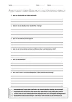Vorschau - Arbeitsblätter - AB mit Fragen zum Thema "Geschichte" + Lösungsblatt + Infografik - Deckblatt