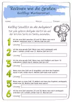 Vorschau - Arbeitsblätter - Matherätsel 3. & 4. Klasse – Knobelspaß & Zahlenrätsel - Seite 1