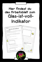 Vorschau - Arbeitsblätter - Glas ist voll Indikator - Deckblatt