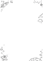 Vorschau - Präsentationen/Tafelbilder - Schmuckrahmen - Stundenplan und Listen - Weltall - Seite 3