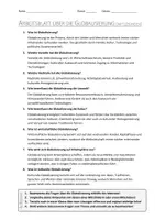 Vorschau - Arbeitsblätter - AB mit Fragen zum Thema "Globalisierung" + Lösungsblatt + Mindmap + Infografik - Seite 2