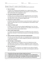 Vorschau - Arbeitsblätter - AB mit Fragen zum Thema "Globus" + Lösungsblatt + Infografik - Seite 2
