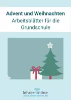 Vorschau - Arbeitsblätter - Advent und Weihnachten: Arbeitsblätter für die Grundschule - Deckblatt