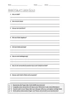 Vorschau - Arbeitsblätter - AB mit Fragen zum Thema "Gold" + Lösungsblatt + Mindmap + Infografik - Deckblatt