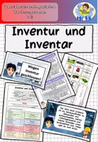 Vorschau - Stundenentwürfe - Inventur und Inventar BwR 7 II Lehrplan Plus - Deckblatt