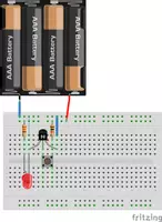 Vorschau - Arbeitsblätter - Technik interaktiv: Grundlagen Transistor, Grundschaltung, Dunkelschaltung - Seite 1