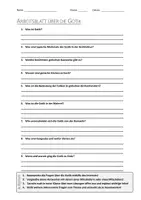 Vorschau - Arbeitsblätter - AB mit Fragen zum Thema "Gotik" + Lösungsblatt + Mindmap + Infografiken - Deckblatt
