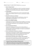 Vorschau - Arbeitsblätter - AB mit Fragen zum Thema "Göttingen" + Lösungsblatt - Seite 1