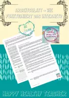 Vorschau - Arbeitsblätter - Arbeitsblatt - Wie funktioniert das Internet - Deckblatt