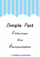 Vorschau - Arbeitsblätter - Revision of Grammar Simple Past - Deckblatt