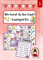 Vorschau - Spiele - Laut-/Buchstabenspiel (Ee) - Deckblatt