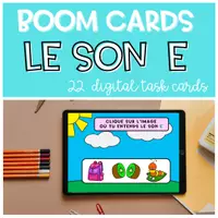 Aperçu - Apprentissages en autonomie - BOOM CARDS Le Son E Maternelle CP - Page de couverture