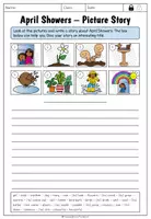 Vorschau - Arbeitsblätter - April Showers - Writing a Picture Story - Seite 3