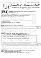 Vorschau - Arbeitsblätter - Deutsch-Klassenarbeit, Zeichensetzung und Grammatik - Seite 2