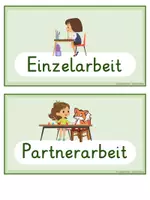 Vorschau - Präsentationen/Tafelbilder - Sozialformen Visualisierung Fuchsklasse Karten - Seite 1
