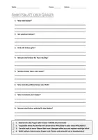 Vorschau - Arbeitsblätter - AB mit Fragen zum Thema "Gräser" + Lösungsblatt + Infografik - Deckblatt