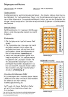 Vorschau - Arbeitsblätter - SelbstLernKartei Mathematik 4 Multiplikation und Division bis 100 | Mathematik Grundschule Klasse 1-4 | Kopfrechnen, Einmaleins, Karteikarten, Inklusion, Selbstkontrolle - Seite 1