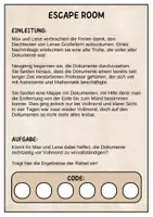 Vorschau - Arbeitsblätter - Escape Rooms - Mathe (alle Rechenarten) - Seite 1