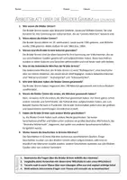 Vorschau - Arbeitsblätter - AB mit Fragen zum Thema "Brüder Grimm" + Lösungsblatt + Mindmap - Seite 2