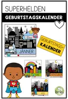 Vorschau - Präsentationen/Tafelbilder - Geburtstagskalender - Superhelden - Superheldenklasse - Deckblatt