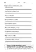 Vorschau - Arbeitsblätter - AB mit Fragen zum Thema "Gürteltiere" + Lösungsblatt - Deckblatt