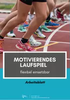 Vorschau - Arbeitsblätter - Leichtathletik ⎮ Motivierendes Erwärmungsspiel (Laufen, Ausdauer) - Deckblatt