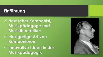 Vorschau - Präsentationen/Tafelbilder - Carl Orff (Präsentation und H5P) - Seite 1