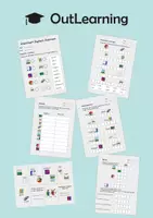 Vorschau - Stundenentwürfe - Arbeitsheft Klassenzimmer Englisch - Arbeitsblätter inkl. Mini-Buch - Deckblatt