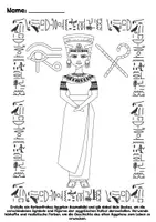 Vorschau - Arbeitsblätter - Ägypten - Ausmalbilder - für Zwischendurch - Seite 3