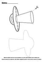 Vorschau - Mal- und Bastelvorlagen - Übungen zum Schneiden mit der Schere/Kleben - Weltraum - Seite 3