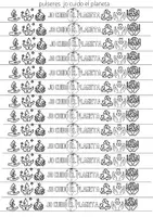 Vista previa - Manualidades / Dibujos para colorear - Pulseras yo cuido el planeta en castellano y catalán. - página 3