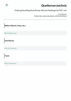 Vorschau - Bildkarten - Kindergartenalltag Illustrationen Skizzme Kindergarten Teil 1 a/b - Seite 1
