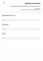 Vorschau - Bildkarten - Materialpaket Illustrationen Kindergarten Skizzme Teil 1-4 - Seite 3