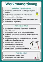 Vorschau - Arbeitsblätter - Materialpaket Werkraum - Poster, Regeln, Dienste, ... - Seite 2
