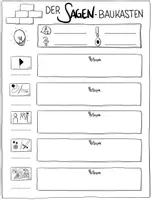 Vorschau - Arbeitsblätter - Einheitsbegleitendes Arbeitsblatt zu 'Sagen', Klasse 6 - Deckblatt
