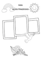 Vorschau - Stundenentwürfe - Pfingstferien: Schreibanlass Klasse 1 bis 4 für das Jahresheft und Tagebuch - Fotos und Postkarte - Seite 2