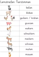 Vorschau - Arbeitsblätter - Bauernhof-Lernstreifen zum Üben des Wortschatzes - Seite 3