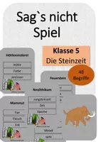 Vorschau - Spiele - Sag es nicht! Steinzeit-Edition - Deckblatt