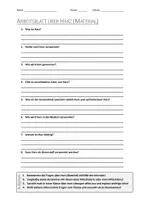 Vorschau - Arbeitsblätter - AB mit Fragen zum Thema "Harz (Material)" + Lösungsblatt - Deckblatt