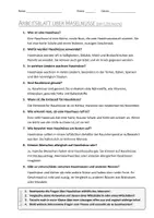 Vorschau - Arbeitsblätter - AB mit Fragen zum Thema "Haselnuss" + Lösungsblatt - Seite 1