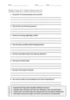 Vorschau - Arbeitsblätter - AB mit Fragen zum Thema "Haushalt" + Lösungsblatt + Infografik - Deckblatt
